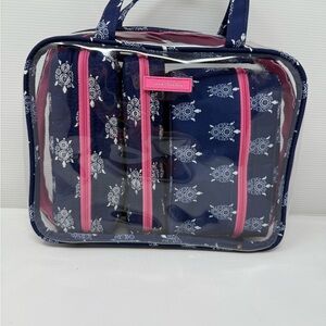 Vera Bradley Navy and Pink Women's Bag